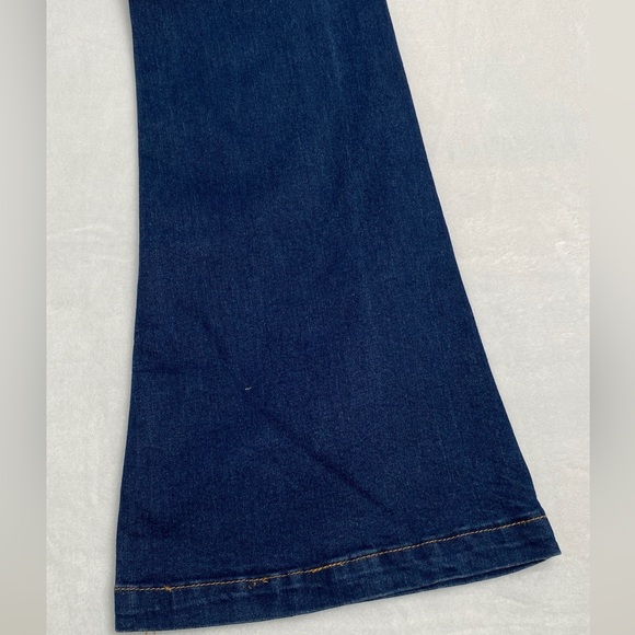 NEW Dollhouse Women’s Fit & Flare Jeans Blue Size 7/8 Y2K 90’s 70’s Festival - Picture 12 of 15